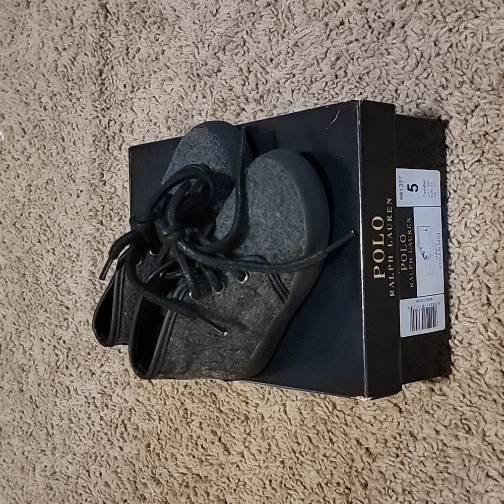 Polo Ethan Mid Wool Sneakers Sz 5c